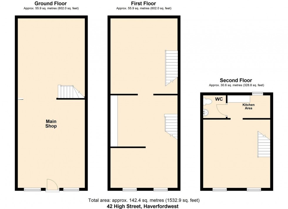 Floorplan for High Street, 42 High Street, SA61