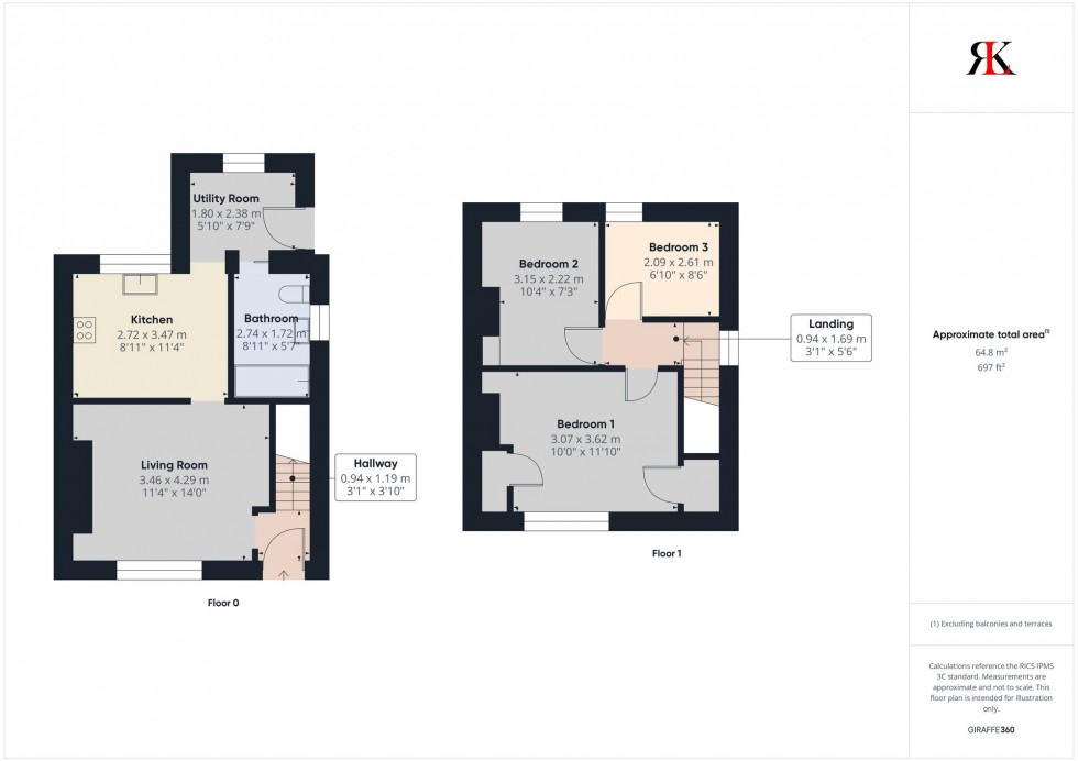 Floorplan for Precelly Place, Milford Haven, SA73