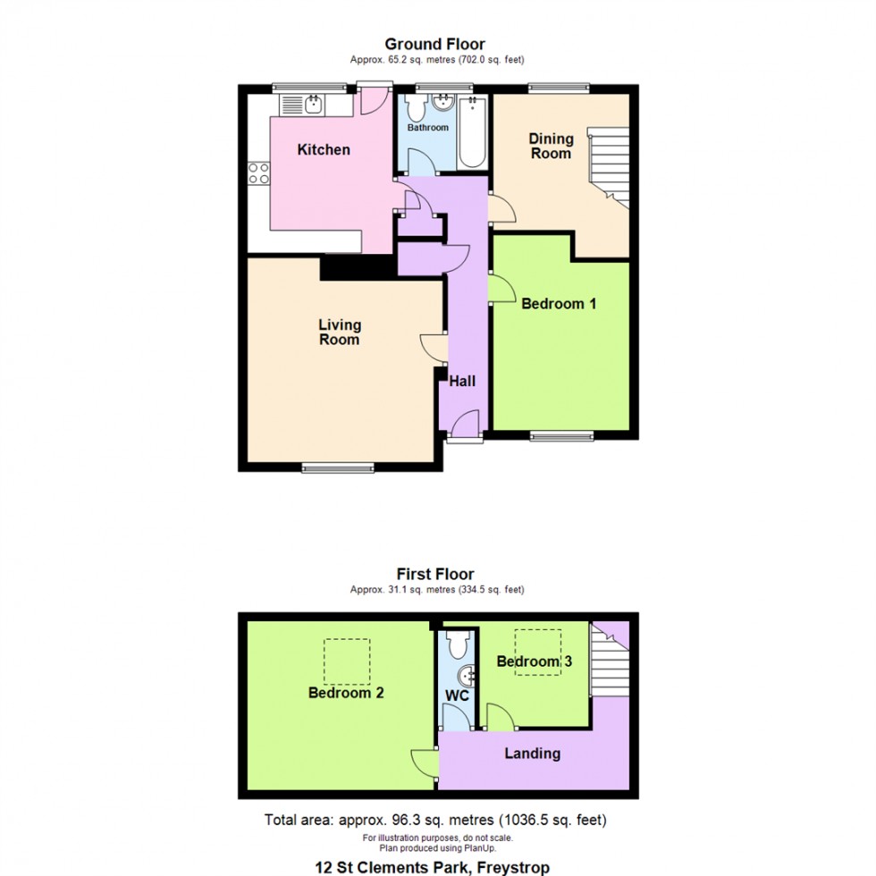 Floorplan for 12 St. Clements Park, Freystrop SA62 4EX