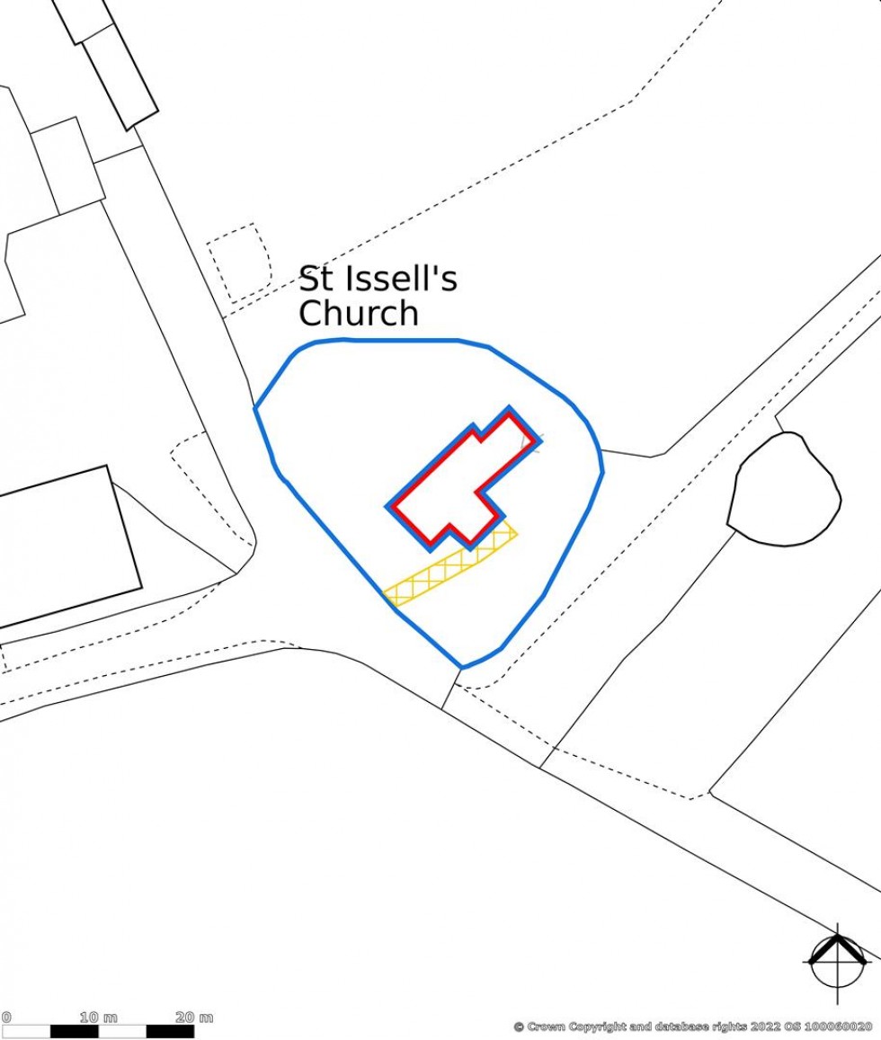 Floorplan for Former St Issell's Church, Haroldston St Issells