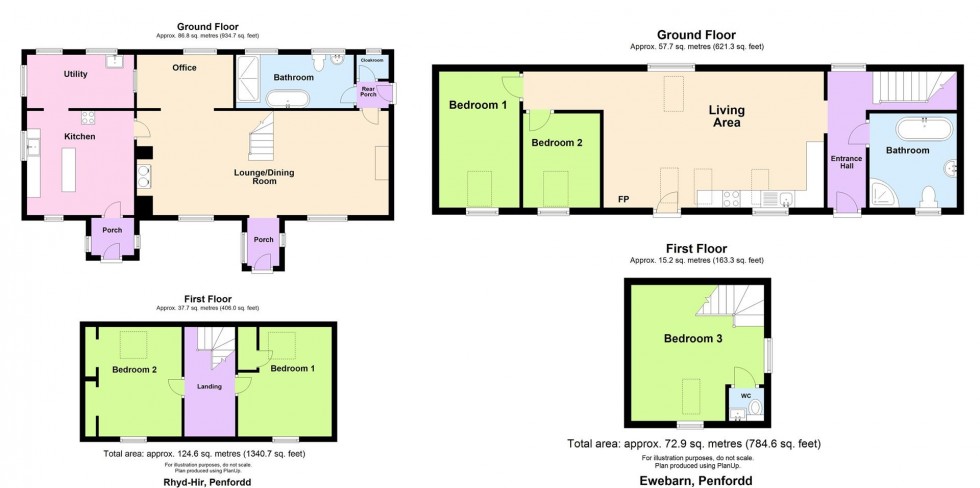 Floorplan for Rhyd-Hir Farm, Penffordd, Clynderwen,SA66 7JA