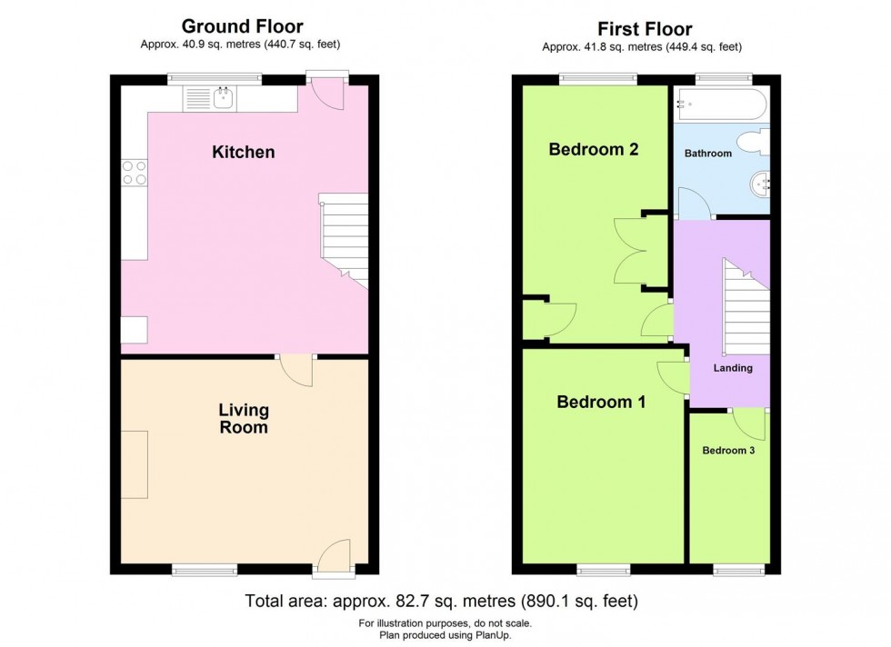 Floorplan for 22 Albert Street, Haverfordwest