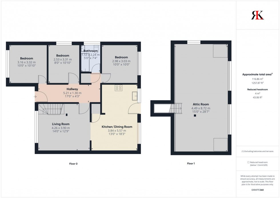 Floorplan for 1 Dunsany Park, Haverfordwest SA61 1UD