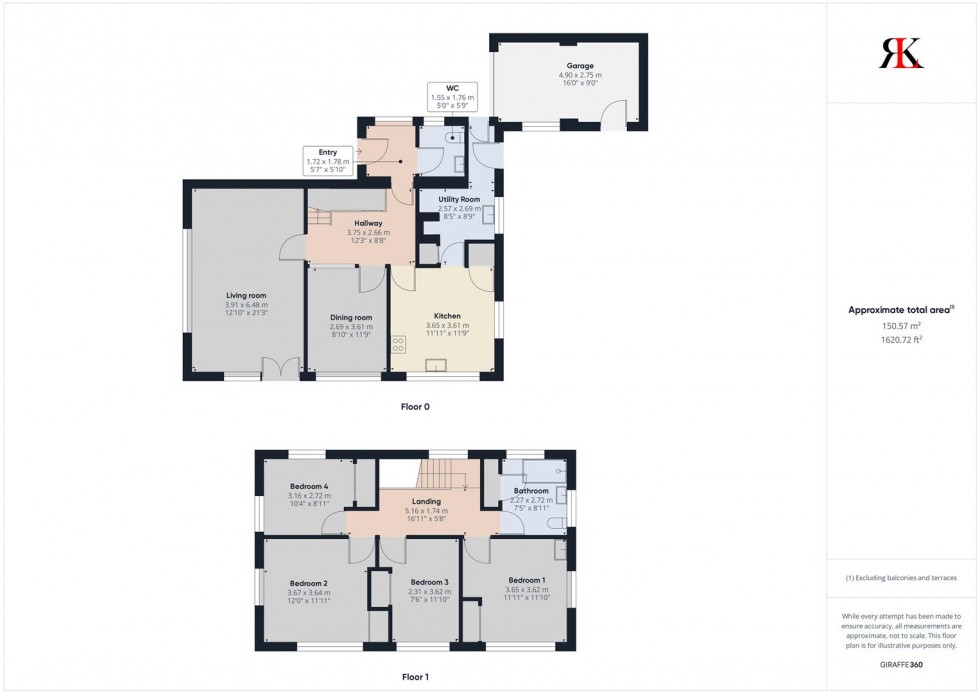 Floorplan for 125 Pembroke Road, Haverfordwest