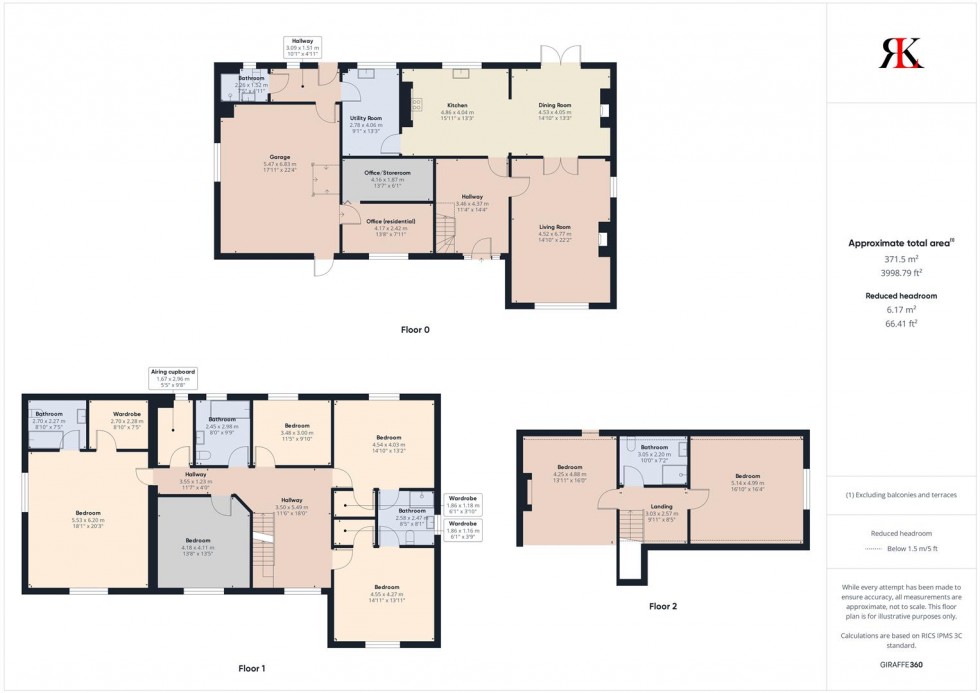 Floorplan for Oakleigh, Tiers Cross SA62 3BZ