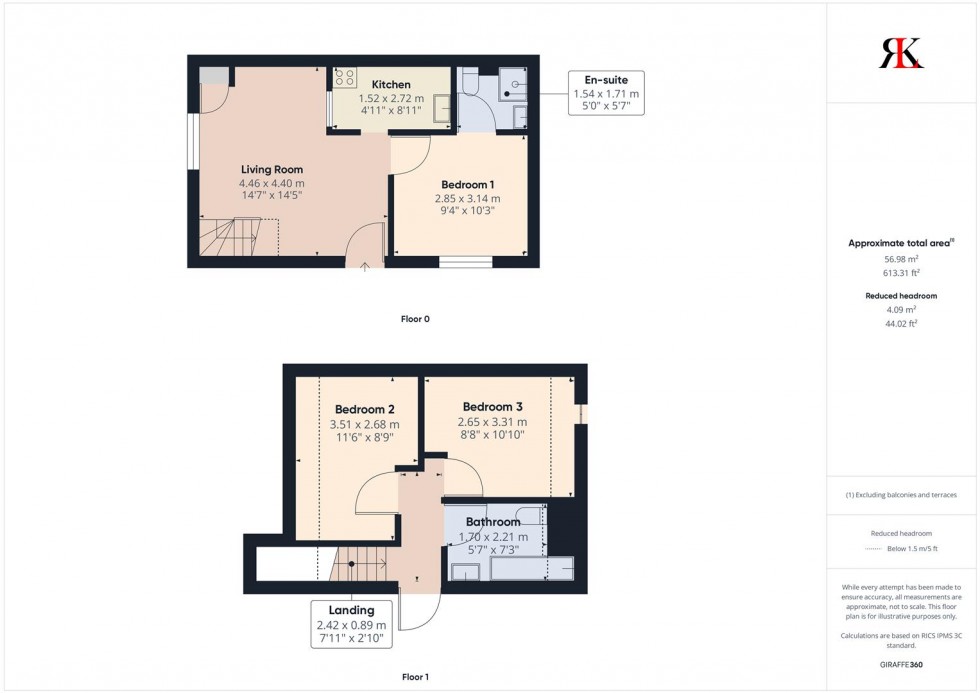 Floorplan for 9 The Coach house, Broadhaven, Haverfordwest