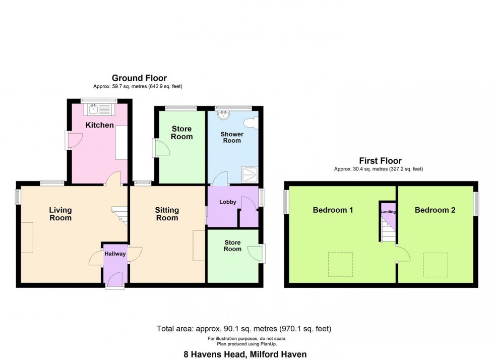 Floorplan for 8 Havens Head, Milford Haven