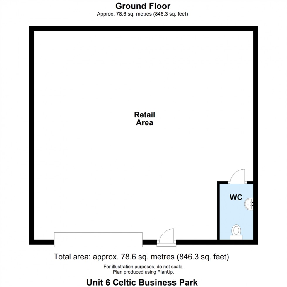 Floorplan for Unit 6, Celtic Business Park, Thornton, Milford Haven