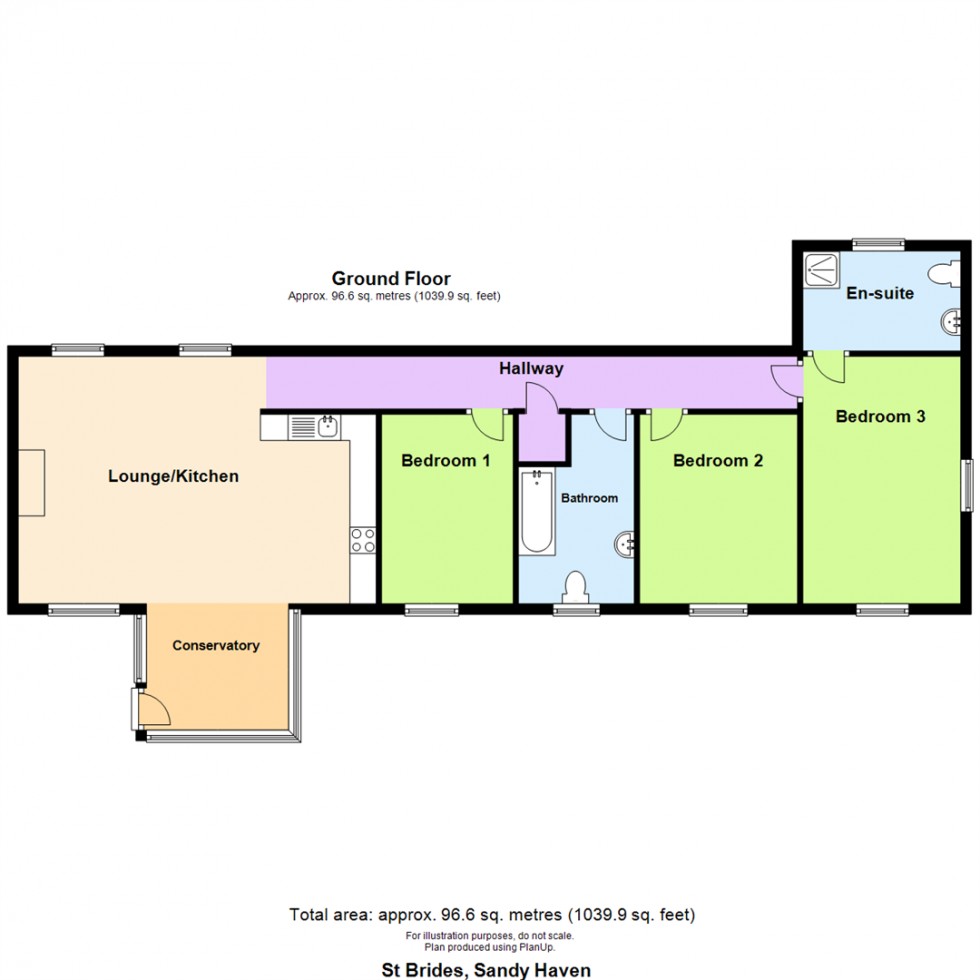 Floorplan for St Brides, Sandy Haven, St. Ishmaels SA62 3DN
