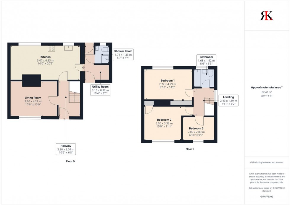 Floorplan for 47 The Close, Johnston, Haverfordwest