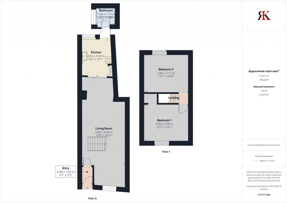 Floorplan for 58A Prendergast, Haverfordwest