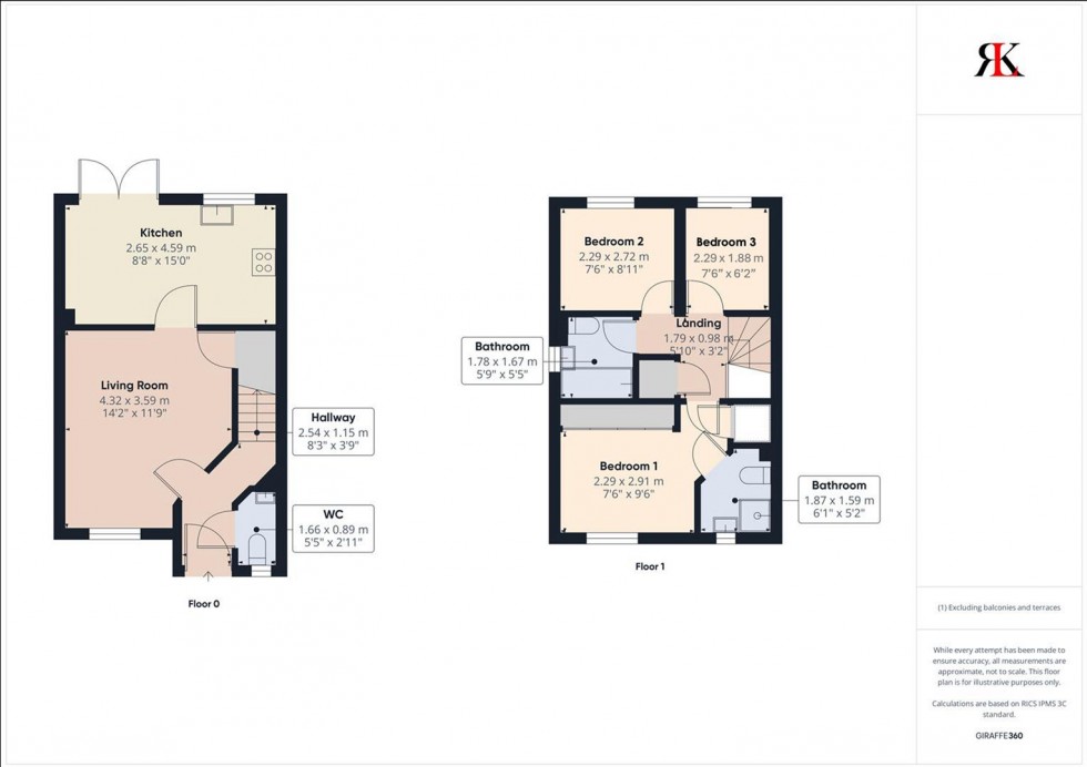 Floorplan for 119 Tasker Way, Haverfordwest