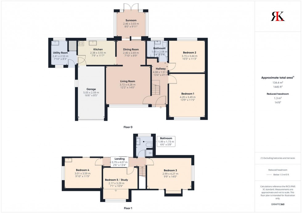 Floorplan for Copper Coins, Bryn Siriol, Fishguard