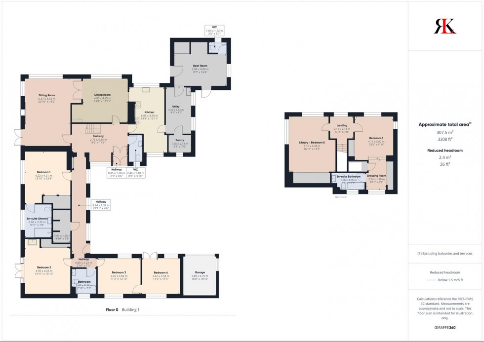 Floorplan for Cwmpibau, The Cottage & Pontgareg, New Moat, Haverfordwest SA62 4RE