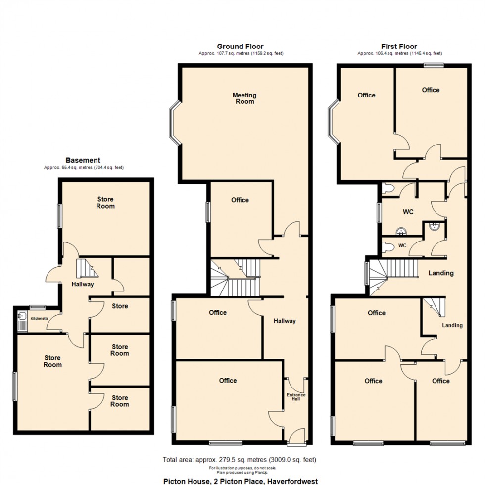 Floorplan for 2 Picton Place, Haverfordwest