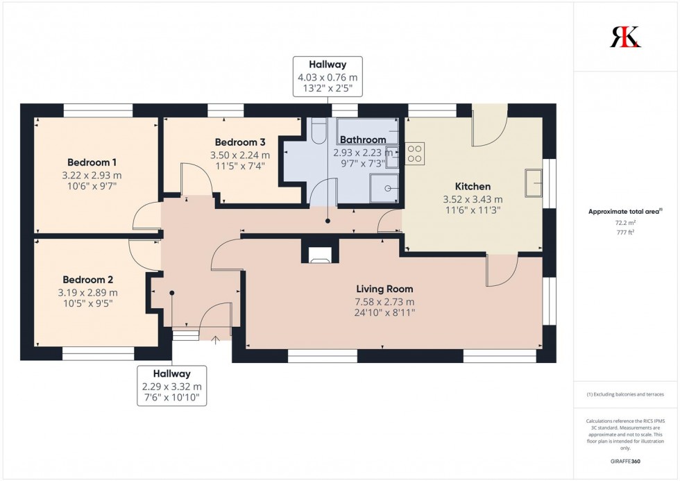 Floorplan for Fairview, Wiston, Haverfordwest