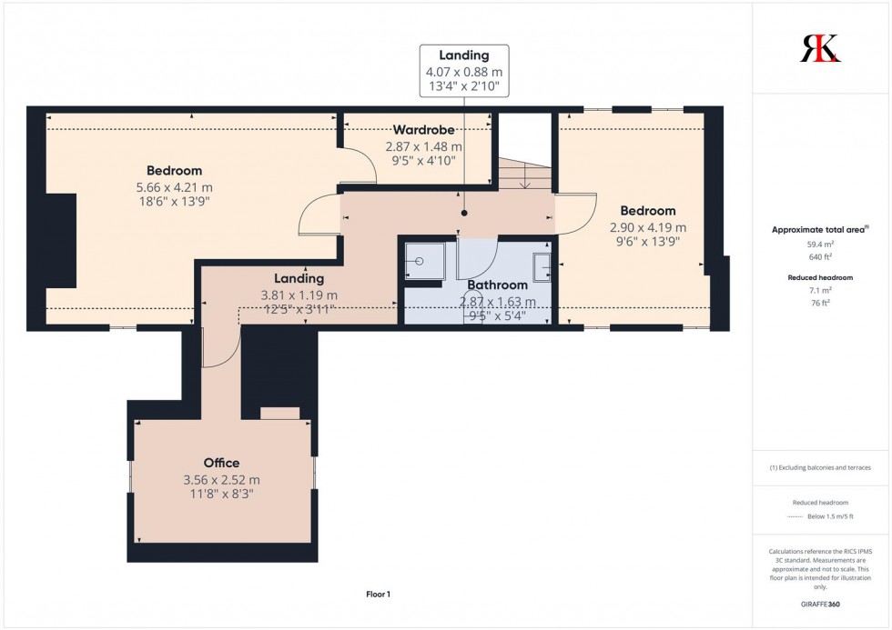 Floorplan for Primrose Cottage, Letterston, SA62 5TJ