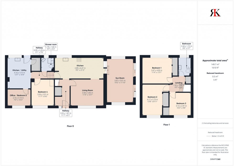 Floorplan for Tamarisk, 41 Slade Lane, SA61 2HY