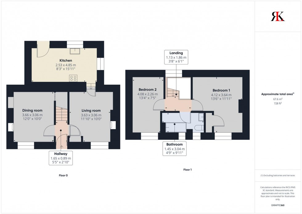 Floorplan for 11 Mill Street, Llangwm, Haverfordwest