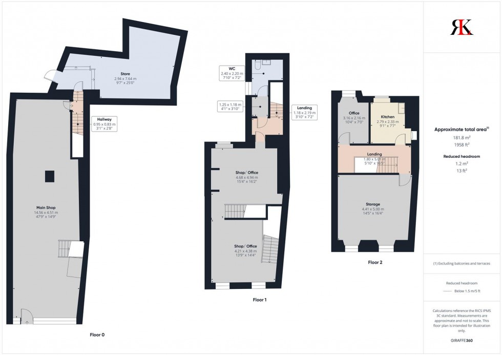 Floorplan for 32 Bridge Street, Haverfordwest