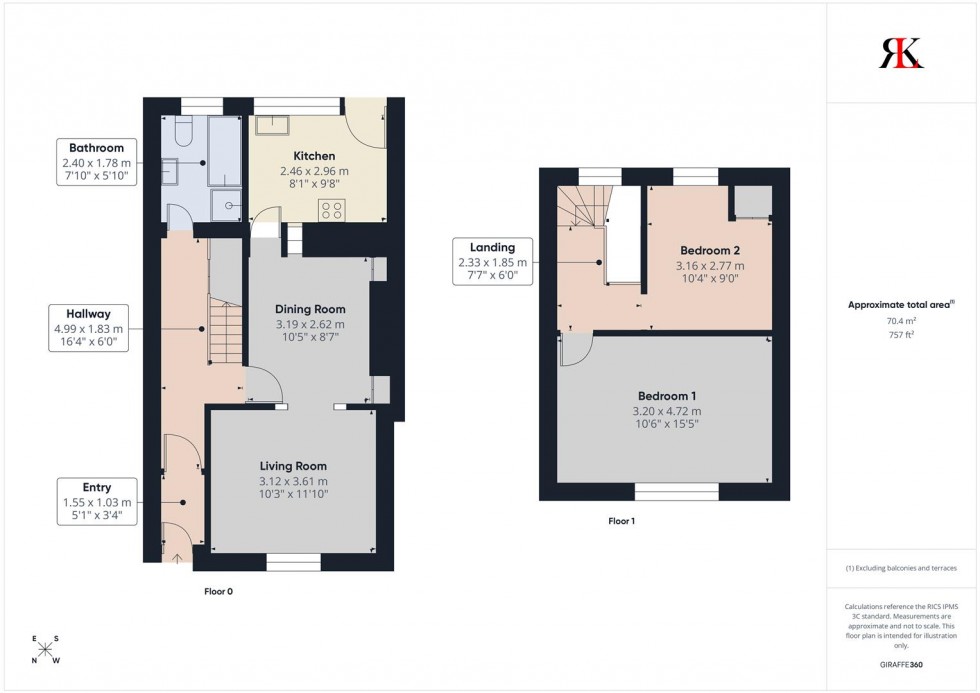 Floorplan for 4 Barn Street, Haverfordwest