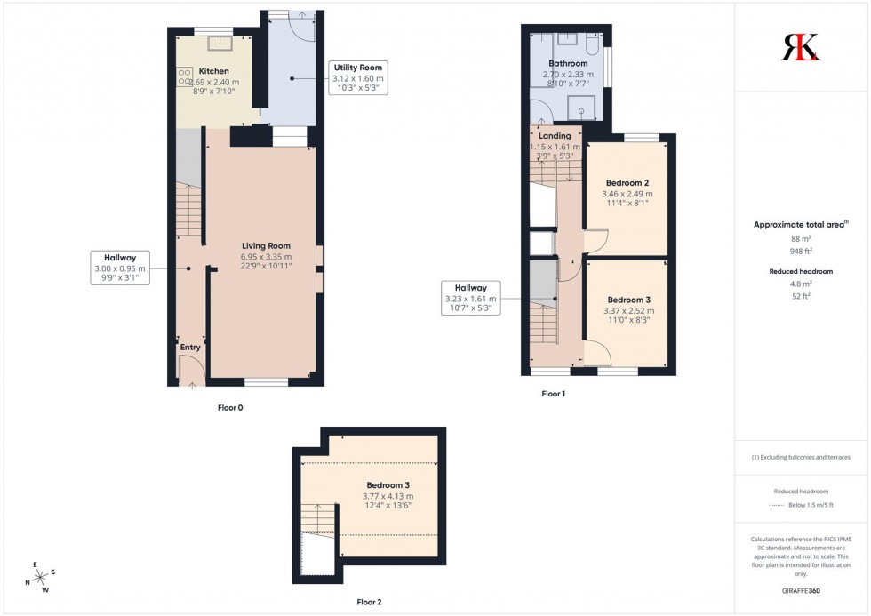 Floorplan for 4 George Street, Milford Haven