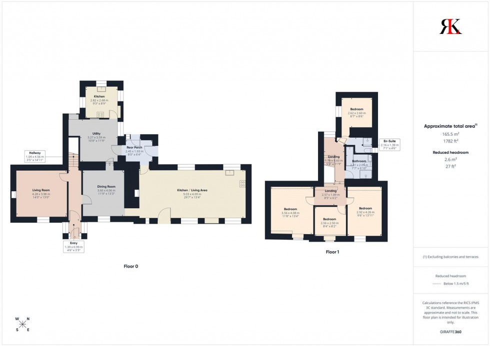 Floorplan for Oxland, Maidenwells, Pembroke SA71 5ES