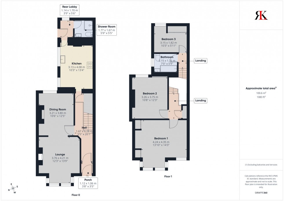 Floorplan for Priory Road, Milford Haven, SA73