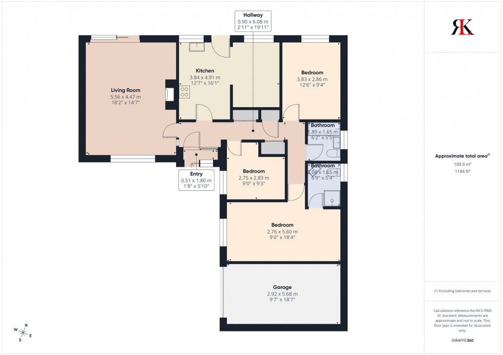 Floorplan for Hazel Grove, Llanstadwell, SA73