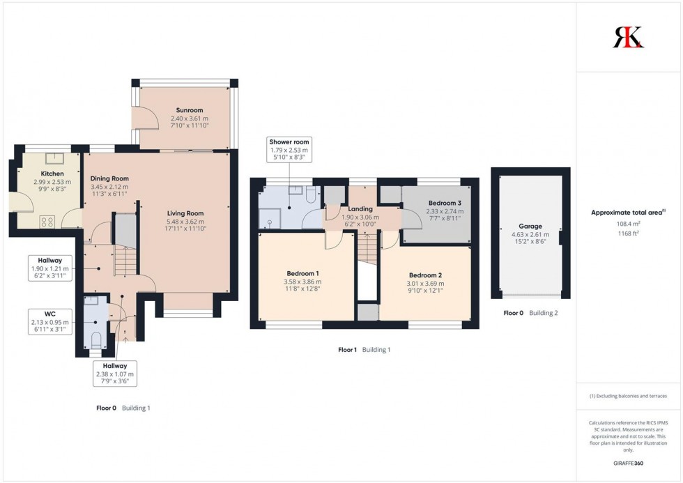 Floorplan for Clover Park, Haverfordwest, SA61