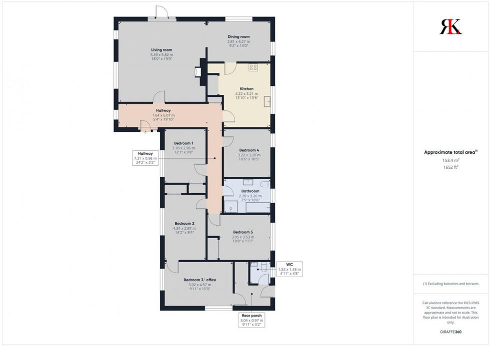 Floorplan for Llawhaden, Narberth, SA67
