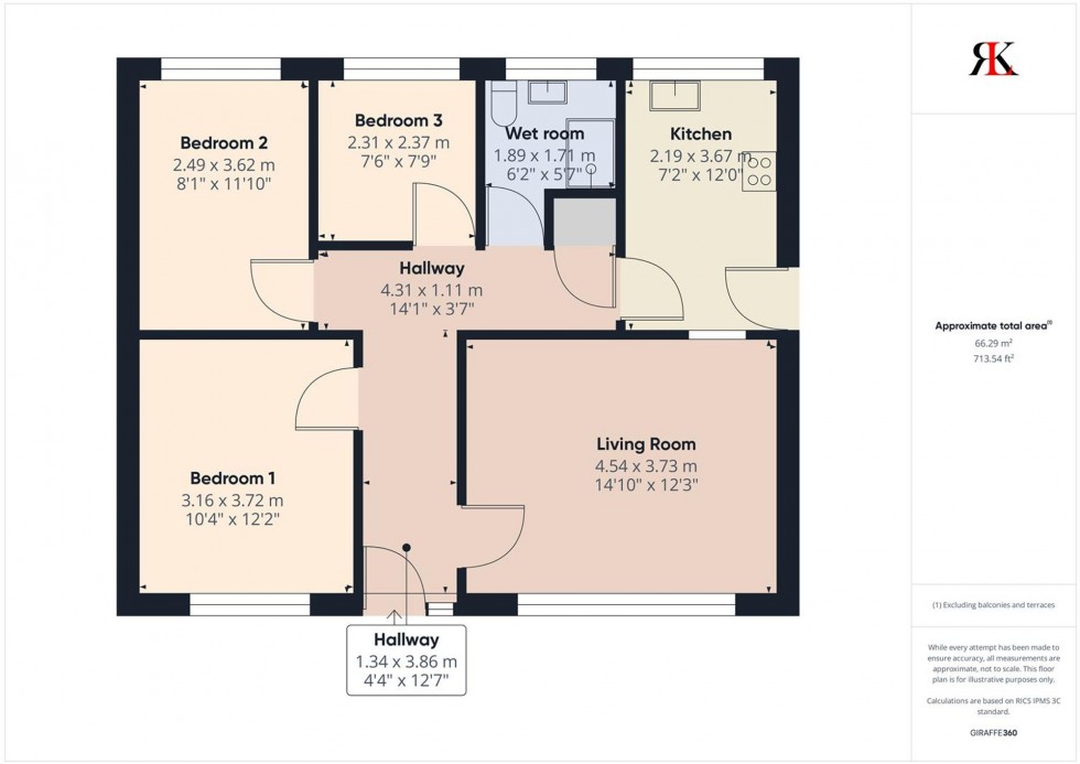 Floorplan for Haven Park Drive, Haverfordwest, SA61