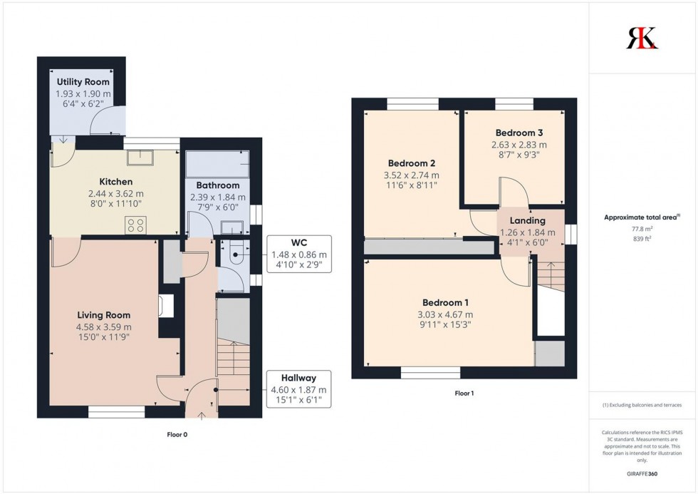 Floorplan for Trefin, Haverfordwest, SA62
