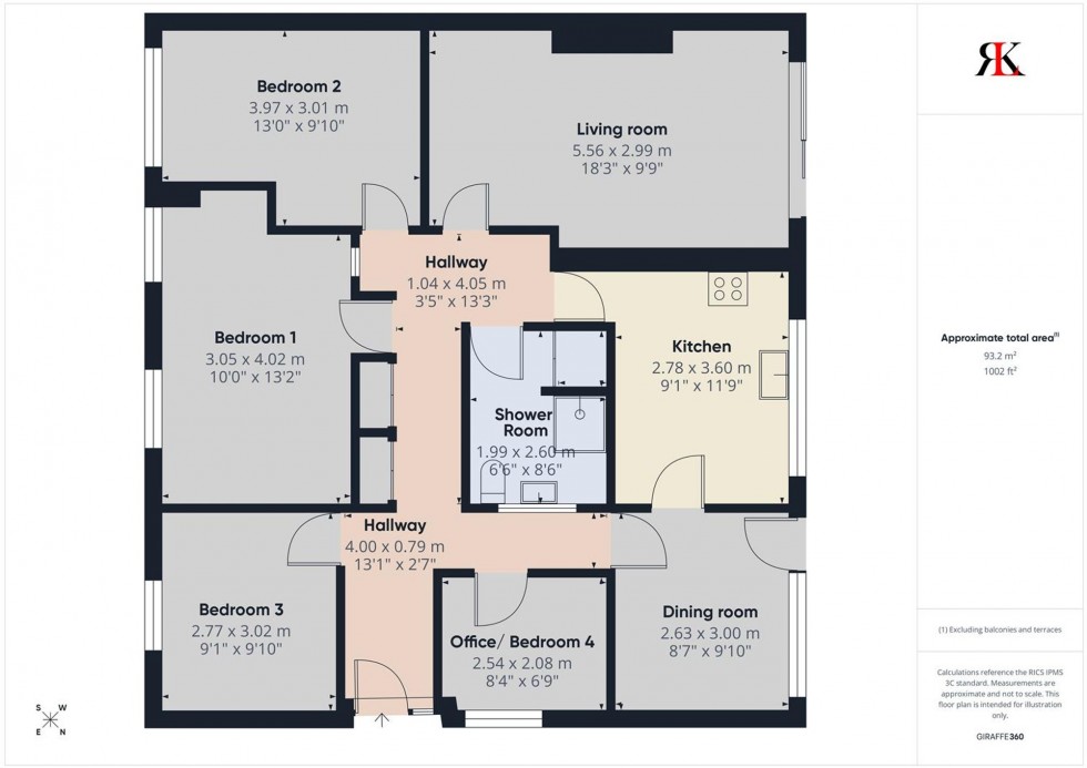 Floorplan for Maes Dyfed, St. Davids, SA62