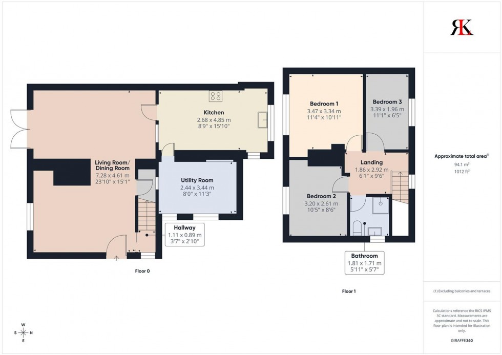 Floorplan for St. Davids Road, Haverfordwest, SA61