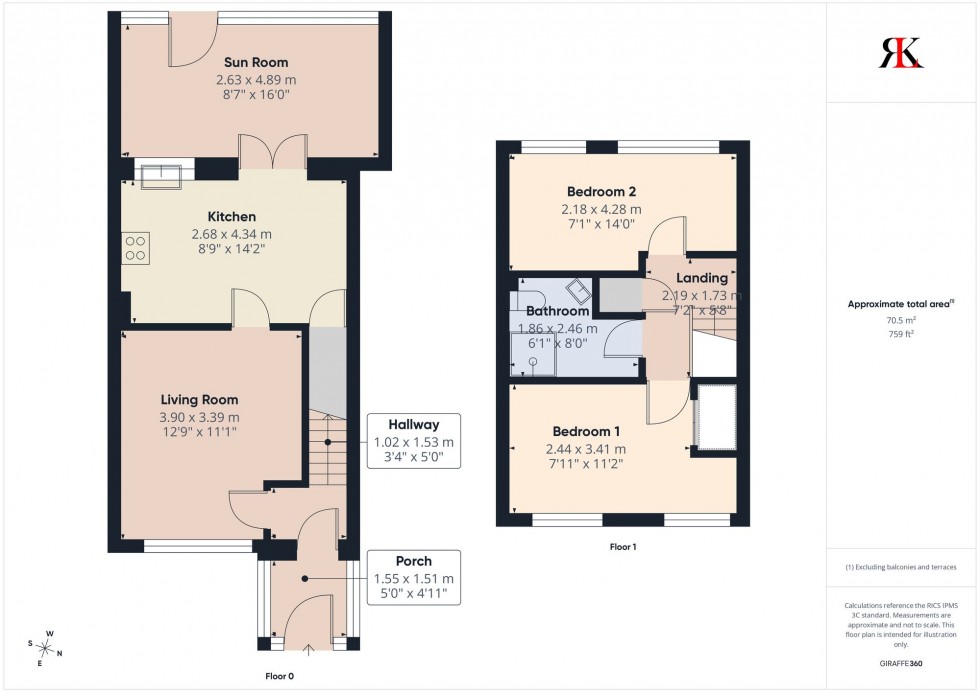 Floorplan for Ferry Way, Haverfordwest, SA61