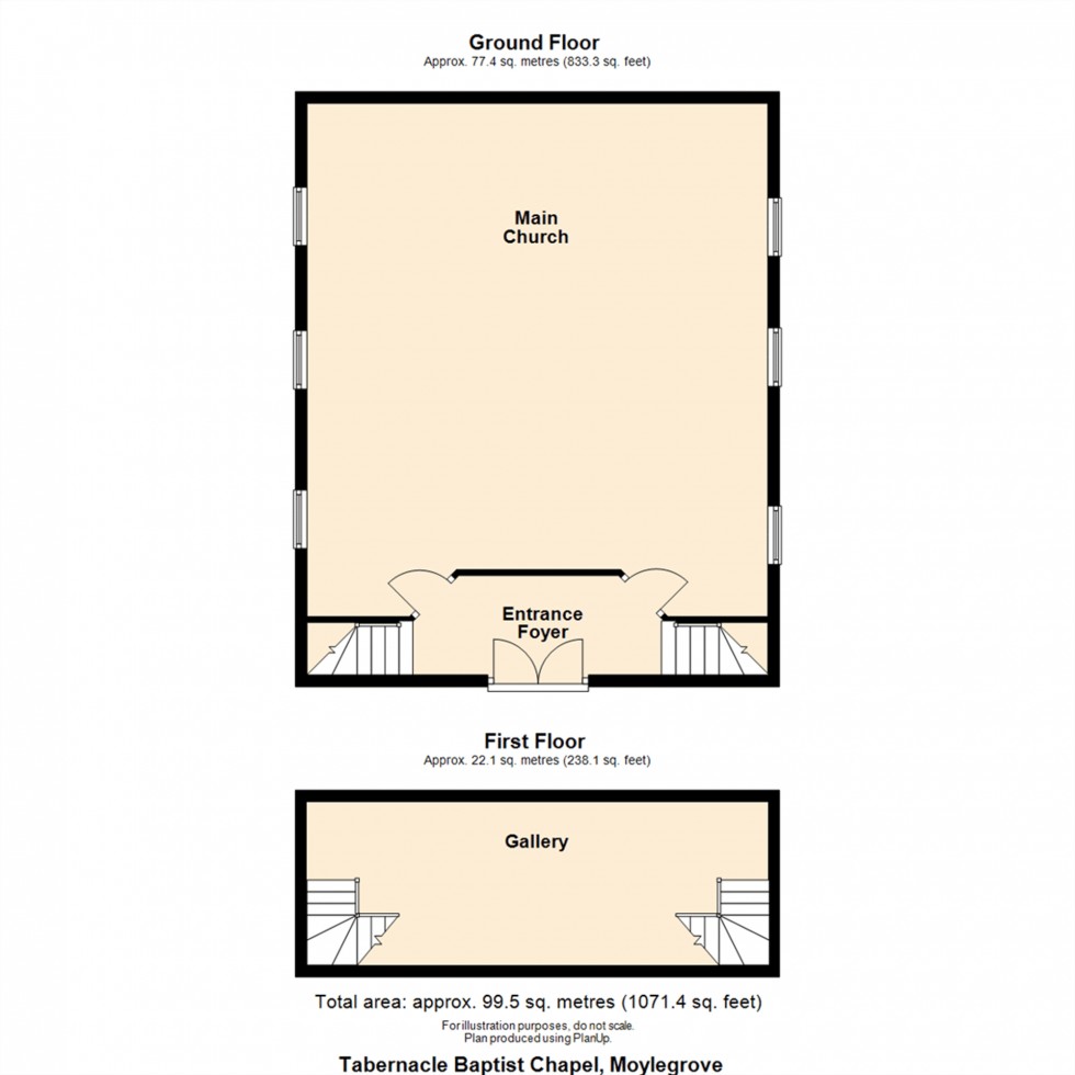 Floorplan for Moylegrove, Cardigan, SA43