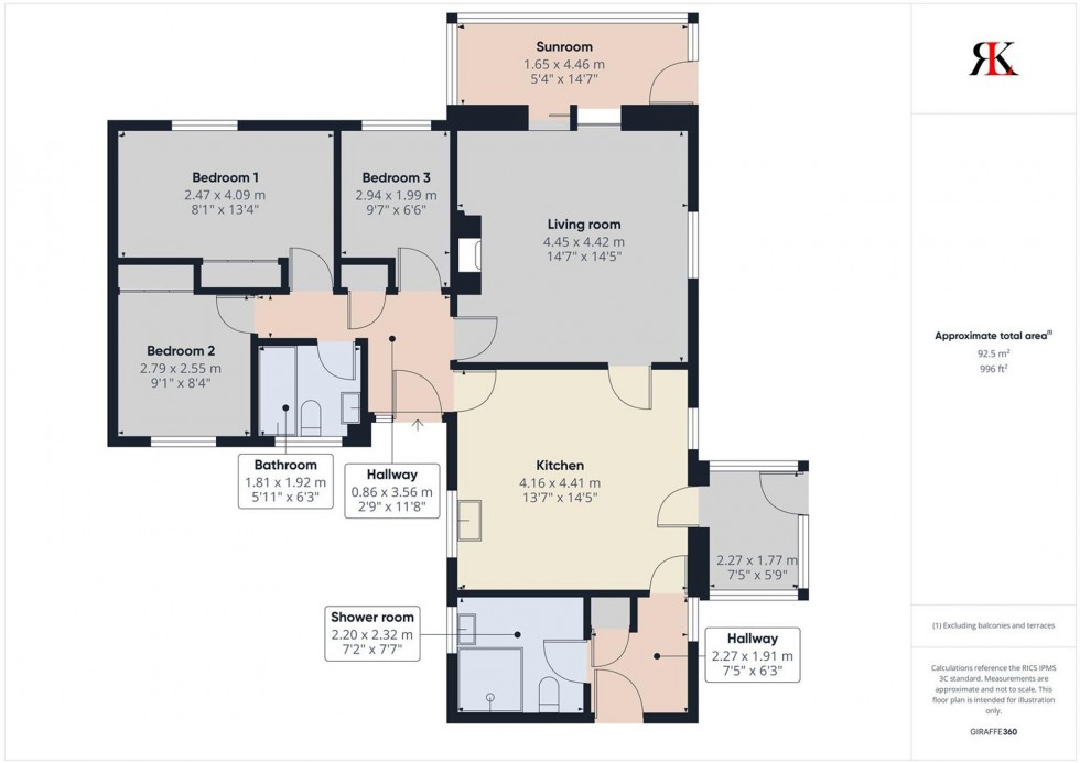 Floorplan for Priory Park, Haverfordwest, SA61