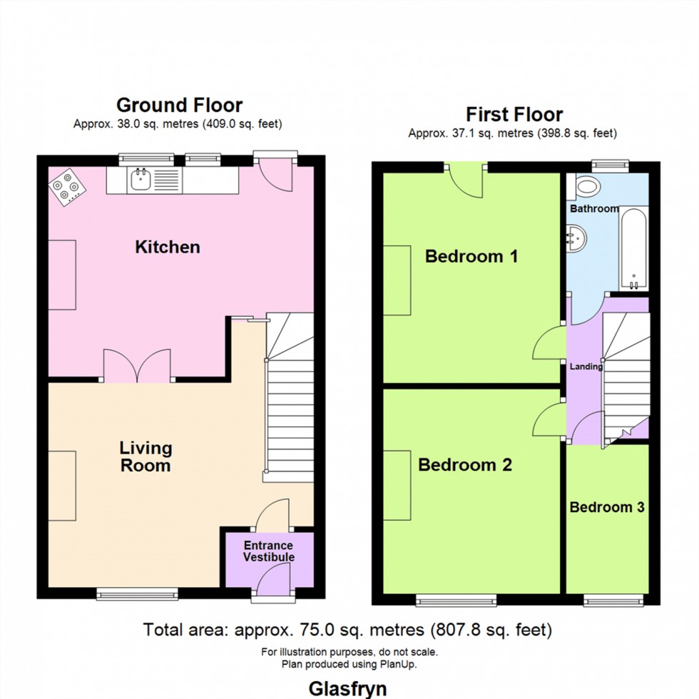 Floorplan for North Street, Haverfordwest, SA61