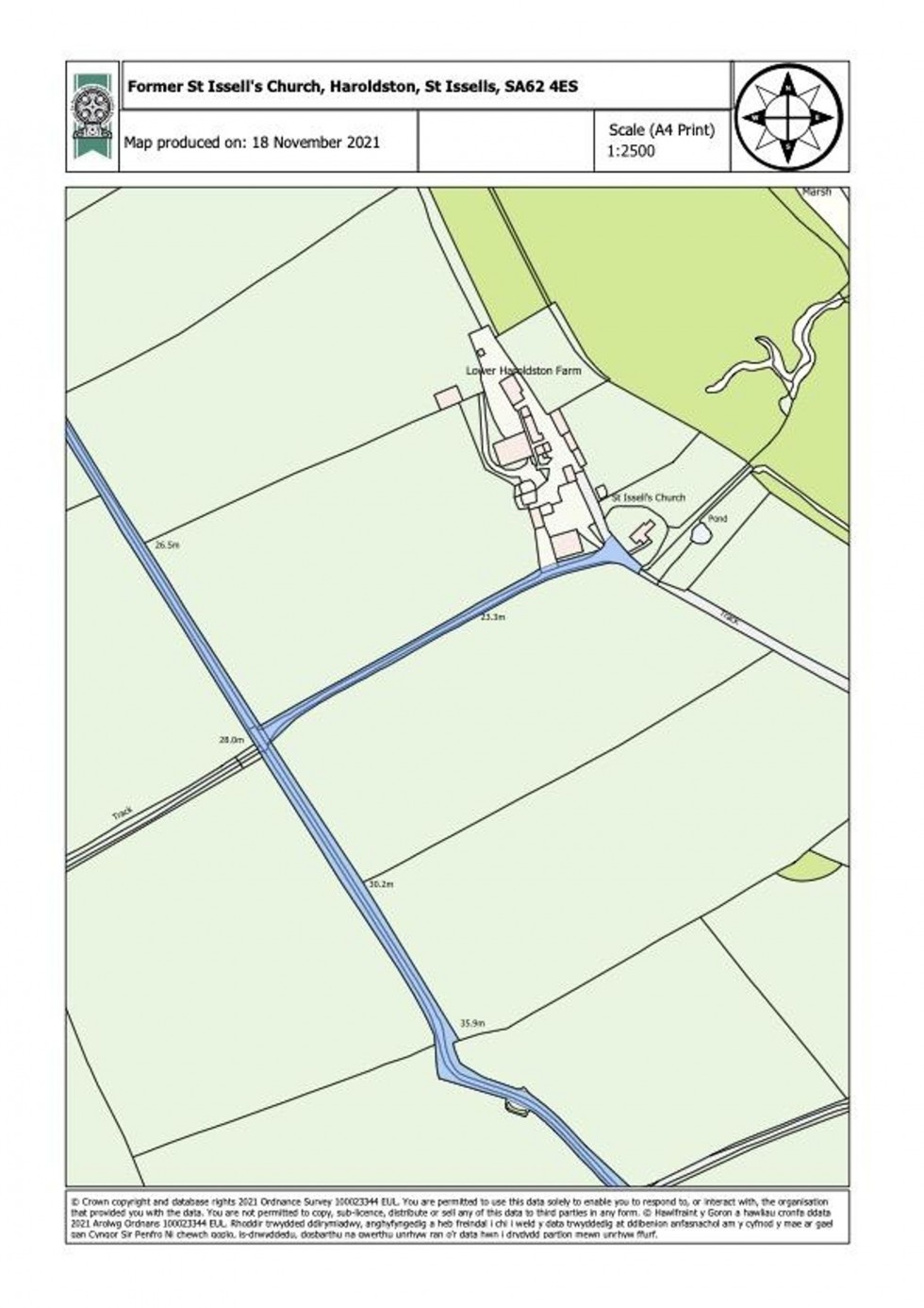 Floorplan for Haroldston St Issells, Haverfordwest, SA62