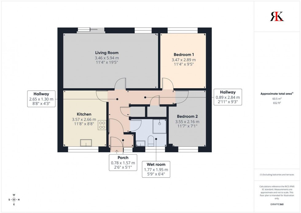 Floorplan for Fleming Way, Neyland, SA73
