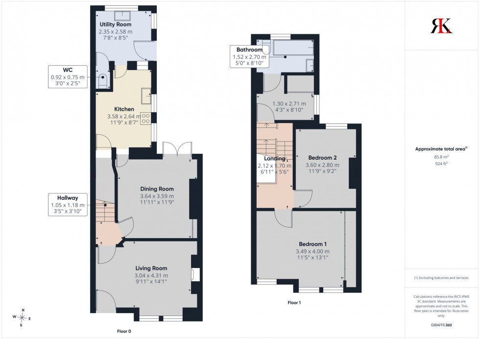 Floorplan for Pill Lane, Milford Haven, SA73