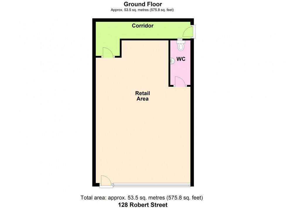 Floorplan for Robert Street, Milford Haven, SA73