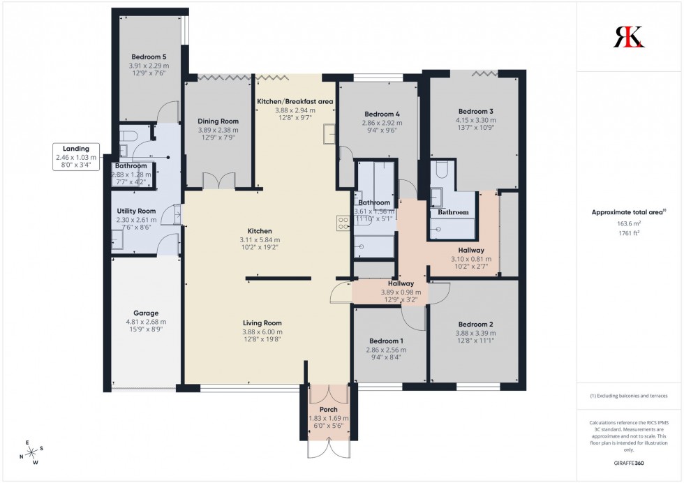 Floorplan for Westhill Avenue, Milford Haven, SA73